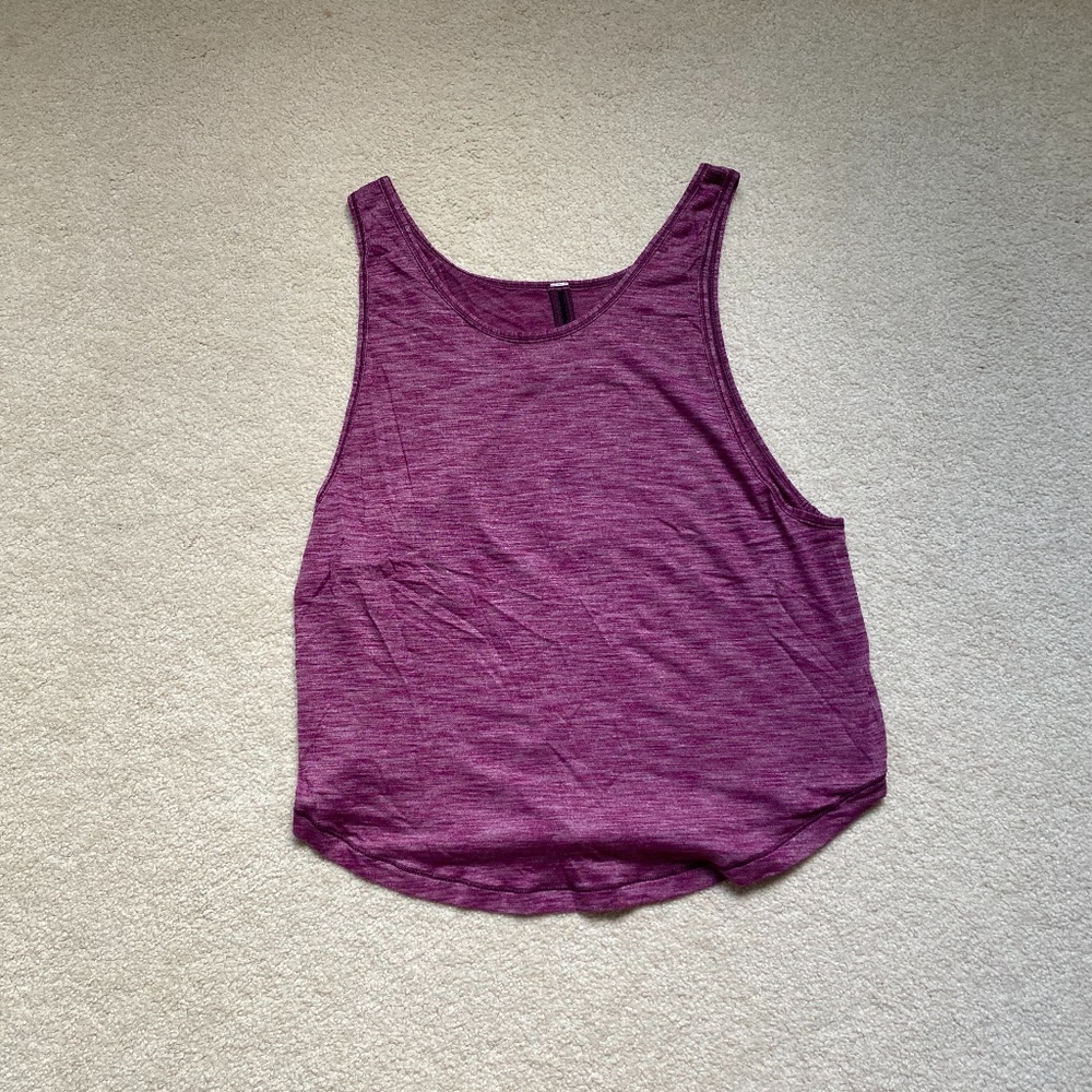 Lululemon Essential Tank Top in Heather Grape